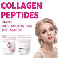 Poudre de Collagène OME ODM Halal Suppléments Végétaliens Marins pour Femme Meilleure Poudre de Collagène à Boire Sachet Éclaircissant pour la Peau