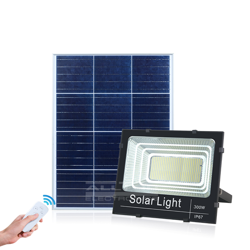 Parking Lot Outdoor Ip67 Waterproof 25w 40w 60w 100w 200w 300w Solar Powered Led Floodlight