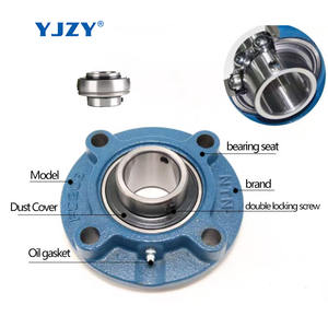 Roulement à billes excentrique avec joint en caoutchouc <span class=keywords><strong>UC</strong></span> UK <span class=keywords><strong>UD</strong></span> SA SB CHC pour moissonneuse-batteuse, machine sans labour, presse à balles, siège de courroie, roulement externe - Product Image 3