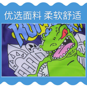 Bonitos bañadores con estampado de dibujos animados para niños, ropa de natación de secado rápido, traje para deportes acuáticos para niños pequeños - Product Image 3