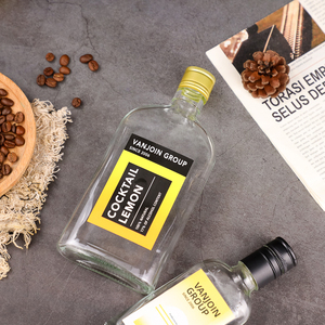 Fiaschetta <span class=keywords><strong>di</strong></span> <span class=keywords><strong>vetro</strong></span> piano da 50ml 100ml 200ml per bevande alcoliche a base <span class=keywords><strong>di</strong></span> caffè e Tequila fredda con tappo a vite bottiglie <span class=keywords><strong>di</strong></span> <span class=keywords><strong>vetro</strong></span> - Product Image 3