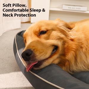 Moderna Cama Rectangular para Perros y Gatos, de Tela Oxford Suave, Resistente a Arañazos y a la Orina, con Sensación Refrescante para el Verano - Product Image 4