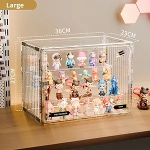 Vitrine Moderne en Acrylique Transparent, Boîte <span class=keywords><strong>de</strong></span> <span class=keywords><strong>Rangement</strong></span> Empilable Multi-Niveaux pour Figurines, Objets <span class=keywords><strong>de</strong></span> Collection et Jouets, Anti-Poussière - <span class=keywords><strong>Grande</strong></span> Vente - Product Image 2