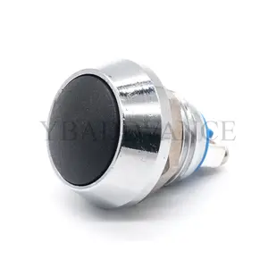 16mm Toggle Dome Top Automotive Waterproof Metal Reset Switch Momentary
