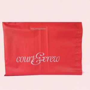 Matte UV Black <b>Mailer</b> BAG Custom Red Cream Color Matte Express Bag Color Poly <b>Mailers</b> Custom Packaging <b>Shipping</b> Bag for Cloth - Product Image 3