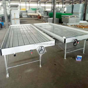 Longueurs personnalisables 2 'x 8' 3 'x 8' 4 'x 8' 5 'x 8' table de plateau d'inondation hydroponique Ebb and Flow Grow Bancs roulants - Product Image 5