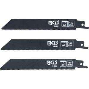 Juego de hojas de sierra recíproca BGS para metal para 7367 3 piezas. - Product Image 2