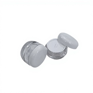 Contenant Cosmétique Transparent <span class=keywords><strong>Mini</strong></span> 5g 10g Vide pour Beurre Corporel et Crème Visage en PETG avec Couvercle Rond et Sérigraphie – Vente en Gros - Product Image 6