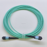 Cordon de brassage fibre optique 8 fibres OM3 50/125 LSZH 3,0 m à faible perte TYPE B MPO/MTP