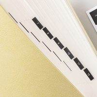 Werbeaktion Taschentagebuch A6 Kunstleder individuelles Logo Druck Agenda-Tagestagebuch Wochen- und Monatsplaner Minitext