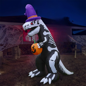 Decorazione Gonfiabile Personalizzabile per Halloween con Logo, Tre <span class=keywords><strong>Streghe</strong></span> Intorno al Calderone con Luci LED per Decorazioni Esterne - Product Image 6