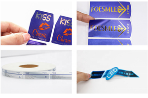 Étiquettes autocollantes personnalisées en papier couché pour l'emballage de produits alimentaires et de snacks, résistantes à l'eau, rondes, découpées sur mesure - Product Image 5