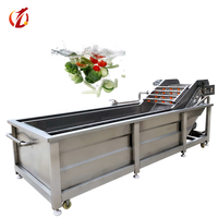 Commerciële industriële fruit- en groentewasmachine, wasapparatuur voor saladeverwerking