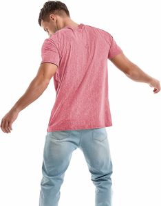 Meilleure vente T-Shirt homme imprimé personnalisé 100% coton tissu tricoté lettre motif col rond coupe ample anti-boulochage séchage rapide - Product Image 4