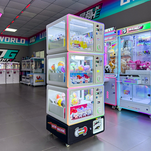 <span class=keywords><strong>Naughty</strong></span> <span class=keywords><strong>Dog</strong></span> Machine de jeu d'arcade à capsules métalliques à trois niveaux, à monnayeur, machine à griffes commerciale personnalisée, version anglaise - Product Image 5