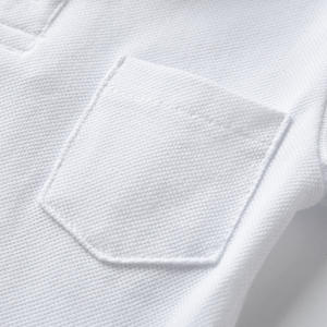 Camiseta <span class=keywords><strong>Polo</strong></span> de Manga Corta para Niños, Estilo Escolar, Color Blanco Marino, Verano <span class=keywords><strong>2022</strong></span>, Algodón Cómodo - Product Image 4