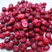 100% natuurlijk gevriesdroogd fruit, bulkverpakking, hele cranberry's, blauwe bessen, zoete mango, gekweekt in koele, droge, schone plaatsen