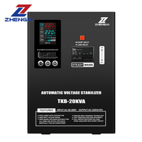 Relais de puissance ca monophasé 80V-260V 220V régulateurs de tension automatiques 15kva 20kva AVR stabilisateurs pour la maison avec écran LCD