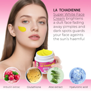 LA TCHADIENNE Crème Hydratante Anti-Âge Super Éclaircissante <span class=keywords><strong>Action</strong></span> 3 Jours 50ml avec Acide Tranexamique et Arbutine Fonction Éclaircissante pour la Peau - Product Image 6