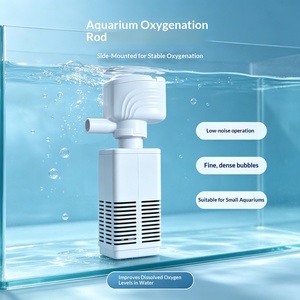 Pompe de filtration pour <span class=keywords><strong>aquarium</strong></span> DL, trois-en-un, pompe à oxygène 450LH, alimentation CA, silencieuse, filtration circulante, aspiration des déchets, mini <span class=keywords><strong>aquarium</strong></span> - Product Image 4