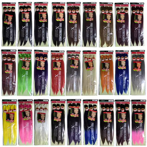 Offre Spéciale YUMO 3x Extensions Synthétiques Africaines à Double Trame Yaki <span class=keywords><strong>pour</strong></span> Tressage Facile, Modélisation à l'Eau Chaude - Product Image 3