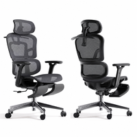 Chaise de bureau de direction ergonomique, mobilier de bureau de luxe, chaise de direction en maille, chaise d'ordinateur en tissu, chaise réglable