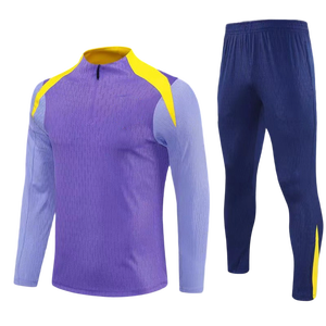 25/26涤纶纤维新季成人足球薄款夹克阿尔及利亚足球球衣防风衣套装 - Product Image 2