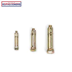 Rawl Bolt Jaune Zinc 3 Pièces 4Pcs Boulon d'ancrage robuste M6X50 M8 Boulons de <span class=keywords><strong>fixation</strong></span> d'expansion d'ancrage mural avec <span class=keywords><strong>crochet</strong></span> à œil - Product Image 2