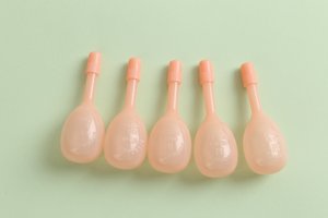 Flash thỏa thuận không độc hại 50ml LDPE <span class=keywords><strong>Enema</strong></span> chai với quy mô tốt nghiệp cho bệnh nhân nằm liệt giường chăm sóc ruột - Product Image 2