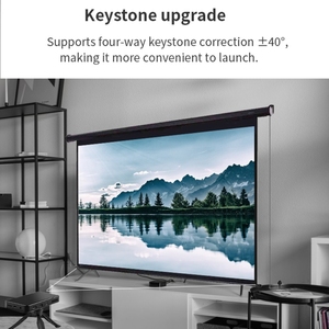 Mini projecteur intelligent WiFi DLP Android 9.0 1 Go + 8 Go <span class=keywords><strong>4K</strong></span>, projecteur intelligent LED Android - Product Image 4