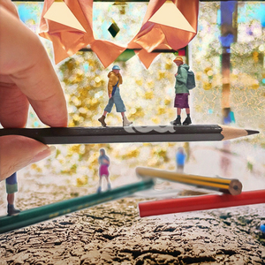 Ingenious Custom 1/64 Scale ABS Resin Mini Figure Model Toy Painted Man Walking <strong>Frozen</strong> <strong>Dress</strong> Woman High Entertainment for - Product Image 3