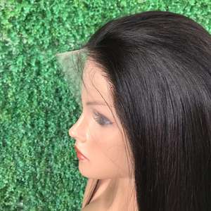 Perruque lace Frontal Wig transparente hd 13x6, cheveux 100% humains de haute qualité, pre-plucked HD, <span class=keywords><strong>Film</strong></span> mince, perruque Lace Frontal wig - Product Image 1