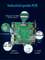 Mini Computadora de Última Generación con 2 Puertos LAN Gigabit, Computadora Sin Ventilador con J1900, Router Ubuntu Linux, PC de Oficina