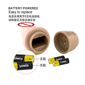 かわいいTPE振動ディルド女性用ソフト巨大なディックコックセックストイGスポットプッシーマッサージ & スラスティング機能 - Product Image 4