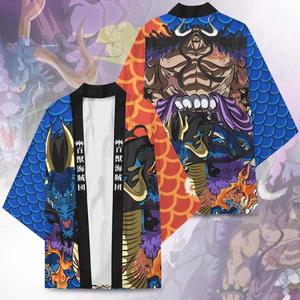 48 Estilos de Kimono Japonés de Anime, Unisex, 1 Pieza, Luffy, Zoro, Nami, Sanji, Haori, Disfraz de Cosplay para Fiesta de Halloween, Camiseta de Verano de Anime - Product Image 2