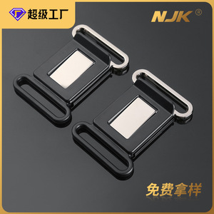 Hebilla Metálica Deslizante Plateada Resistente para Accesorios de Bolsos - Product Image 5