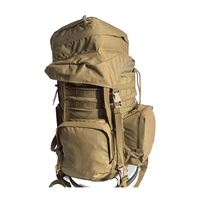 Sac à dos tactique en nylon rayé de grande capacité de haute qualité avec fermeture éclair, système MOLLE, multifonctionnel, polyester supérieur
