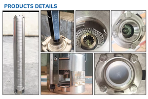 20m 100m giếng sâu chìm AC máy bơm nước 5HP 100 HP nước biển ba giai đoạn công nghiệp chìm Máy bơm nước - Product Image 2