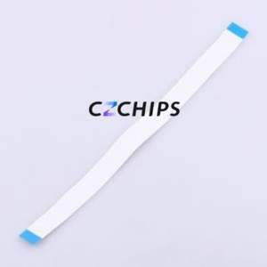 JS10A-16P-250-4-8 FFC Cable (Flexible Flat Cable) P=1mm Connector 16P 1mm 0.3mm Non-Inverting - Product Image 2