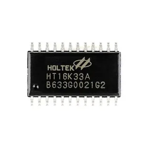 Holtek HT16K33发光二极管显示驱动器集成电路，带Keyscan发光二极管显示仪表读数录像机集测试覆盆子皮