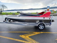 Bateau à réaction rapide en aluminium 2025, avec moteur inbord 1500cc et pompe, disponible à la vente