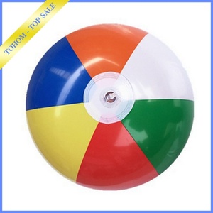 ลูกบอลชายหาดพีวีซีขายดี คุณภาพสูง ลูกบอลชายหาดเป่าลมสีรุ้ง สำหรับโปรโมชั่น - Product Image 4
