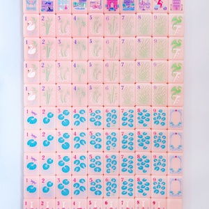 Prix d'usine – Ensemble de Mahjong américain vintage personnalisé, 1 couche, en acrylique de luxe, marque TOGYE, pour collectionneurs, cadeaux haut de gamme, ROSE - Product Image 6