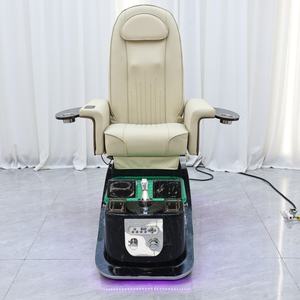 Sillón de Masaje de Pies con Luz LED de Lujo Moderno - Sillón de Pedicura Profesional para Salones de Uñas y Pies - Product Image 1