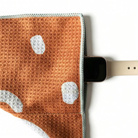 Serviette de yoga gaufrée en microfibre écologique, ultra-absorbante et à séchage rapide, personnalisable, antidérapante, avec poche – Vente en gros