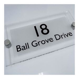 Targhetta per Porta in Metallo Moderna Personalizzabile di Alta Qualità, Molto Venduta, per Negozi - Product Image 1