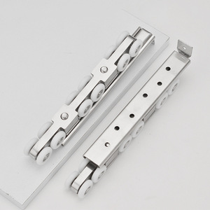 Roulettes de porte coulissante en acier inoxydable, épaisseur de paroi de 2,5 mm, design minimaliste pour portes et fenêtres - Product Image 4