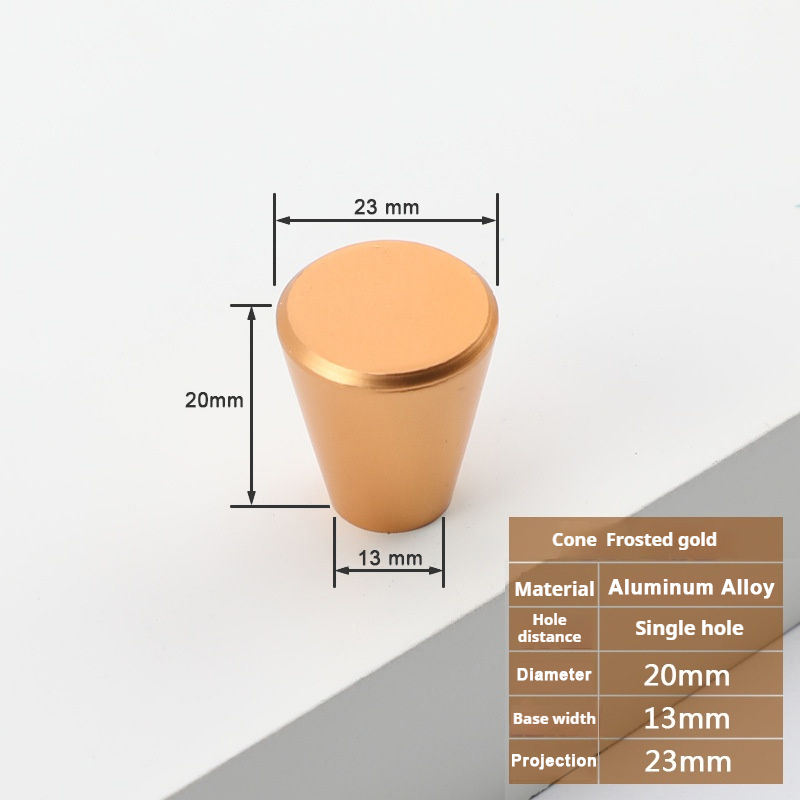 Frosted Gold / Cone 23Hx20x13