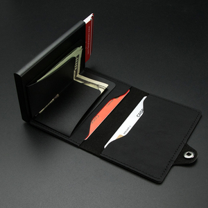 Casekey <b>Wallet</b> Manufacturer Slim Minimalist Aluminum <b>Smart</b> Bank Card Holder Case Cartera Gris Rfid Protection Pop up <b>Wallet</b> - Product Image 3