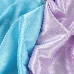 High Quality Leopard Print Jacquard Fabric For CHIFFON Dress Skirt Dress Lingerie For Women